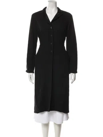 Pre-owned Gary Graham Wool Coat In Black