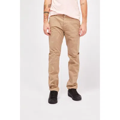 Gas Beige Cotton Casual Pants In Brown