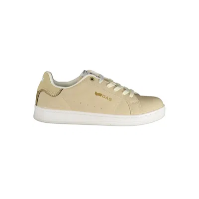 Gas Beige Polyester Athletic Sneakers In Brown