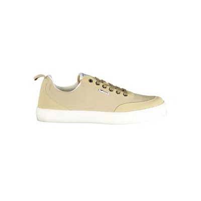 Gas Beige Polyurethane Men Sneaker In Neutral