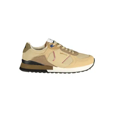 Gas Beige Polyurethane Men Sneaker In Brown