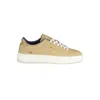 Gas Beige Polyurethane Women Sneaker In Gold
