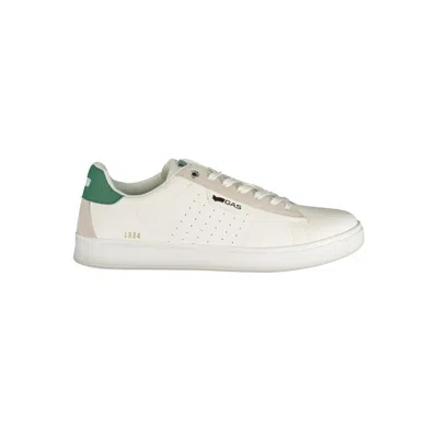Gas Bianco Poliuretano Men Sneaker In White