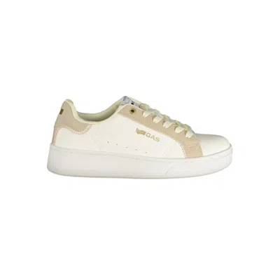 Gas Bianco Poliuretano Women Sneaker In Neutral