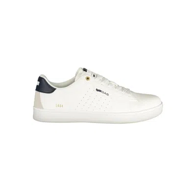 Gas Bianco Polyurethane Men Sneaker In White