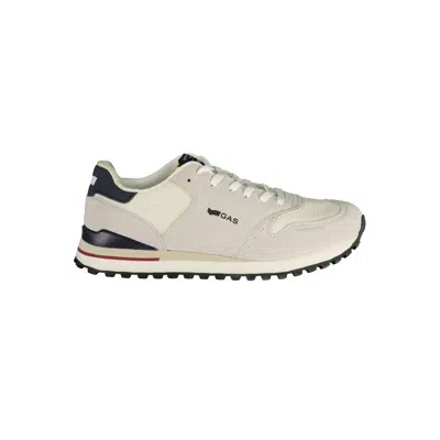 Gas Bianco Polyurethane Men Sneaker In Neutral