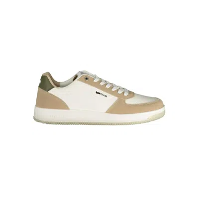 Gas Bianco Polyurethane Men Sneaker In Neutral