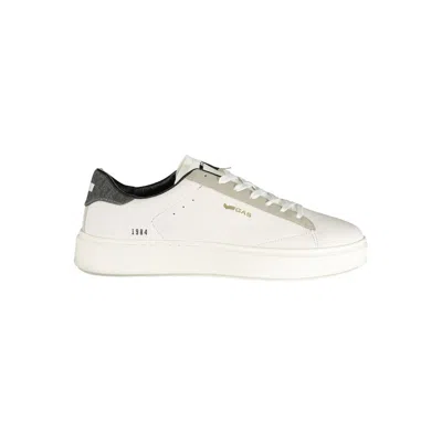 Gas Bianco Polyurethane Men Sneaker In White