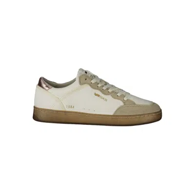 Gas Bianco Polyurethane Women Sneaker In Neutral