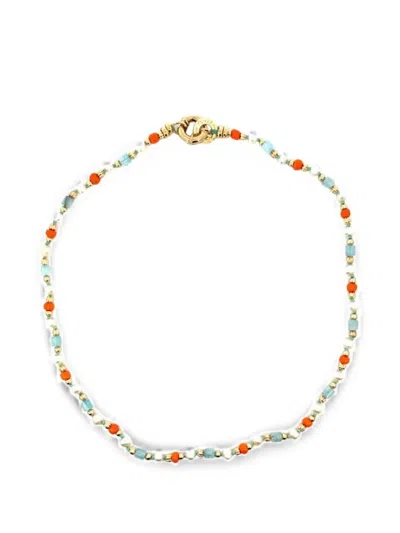 Gas Bijoux Alex Pearl-beaded Necklace In Gold
