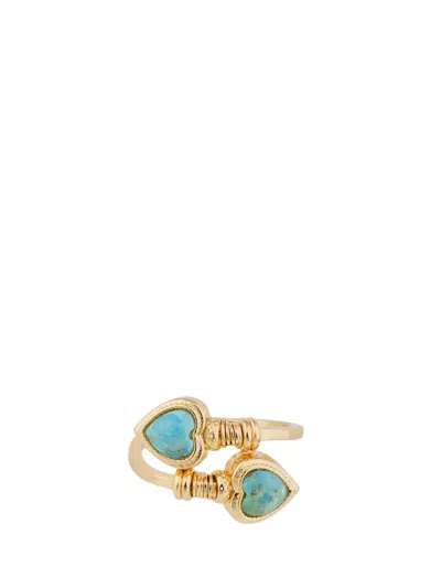 Gas Bijoux Anello Doppio In Gold