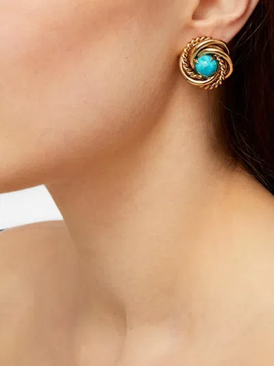 Gas Bijoux Atika Twisted-rope Earrings In Gold