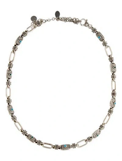 Pre-owned Gas Bijoux Bead Bacile Necklace, 21" In Multi
