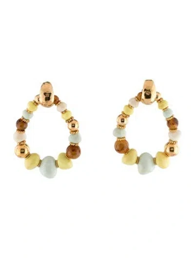Pre-owned Gas Bijoux Biba Bis Drop Earrings