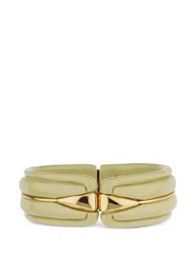 Gas Bijoux Bracciale Metallic Gold "ecume" In Green