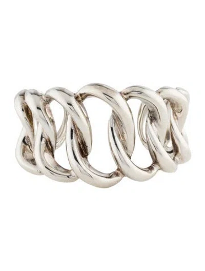 Pre-owned Gas Bijoux Bronx Cuff Bracelet, 6.5" In Multi