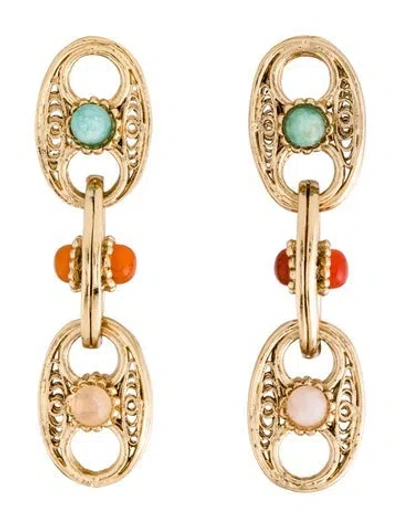 Pre-owned Gas Bijoux Carthage Earrings In Multi