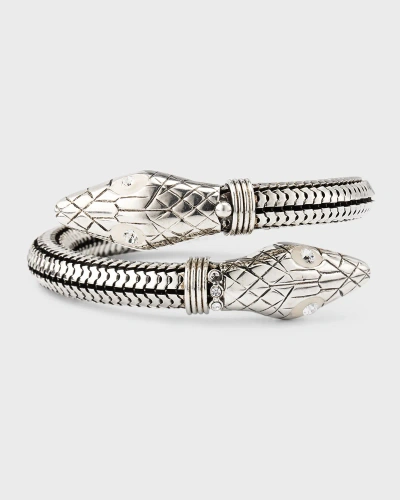 Gas Bijoux Cobra Bracelet, Silver In Metallic