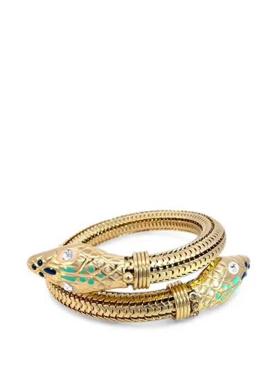 Gas Bijoux Cobra Wrap-design Bracelet In 金色