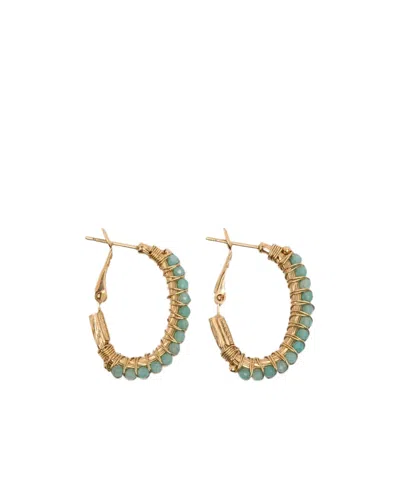 Gas Bijoux Creole Lyre Earrings In Gold