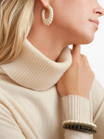 Gas Bijoux Cyclade Acetate Earrings In Gold