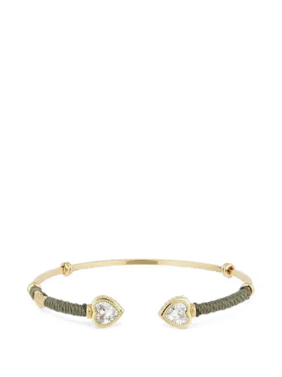 Gas Bijoux Duality Amore Crystal-embellished Bracelet In 金色