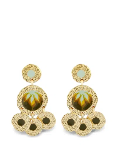 Gas Bijoux Embellished Earrings In Gold