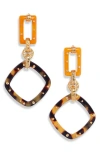 Gas Bijoux Escale Geo Drop Earrings In Gold