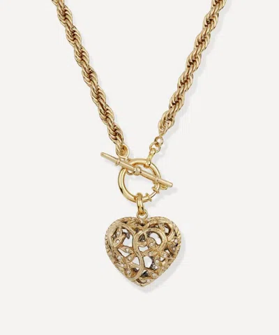 Gas Bijoux Gold-plated Coracao Liane Pendant Necklace