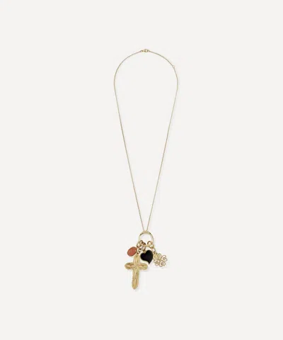 Gas Bijoux Gold-plated Suerte Charm Necklace