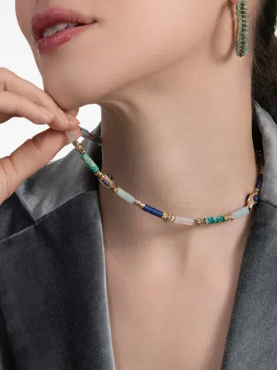 Gas Bijoux Kali Gemstone-beaded Necklace In Multi
