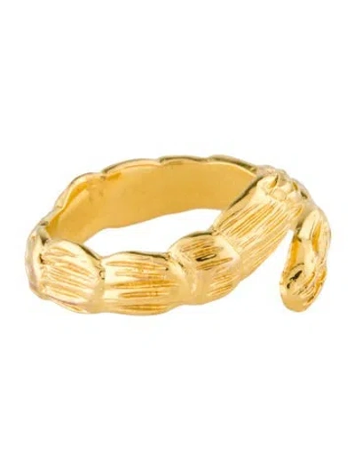 Pre-owned Gas Bijoux Liane Band Ring In Multi