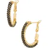 Gas Bijoux Lucky Lyre Hoop Earrings In Gold