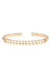 Gas Bijoux Lyre Cuff Bracelet In White