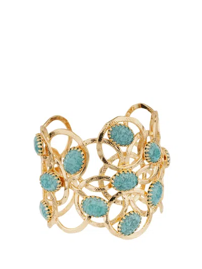 Gas Bijoux Geometric Pattern Bracelet In Multi