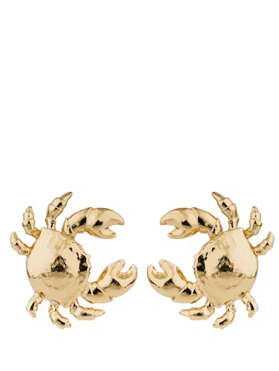 Gas Bijoux Orecchini Crab In Gold