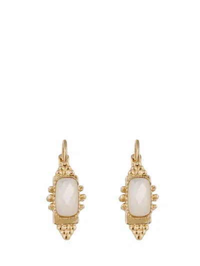 Gas Bijoux Orecchini Metallici "serti Talisman" In Gold