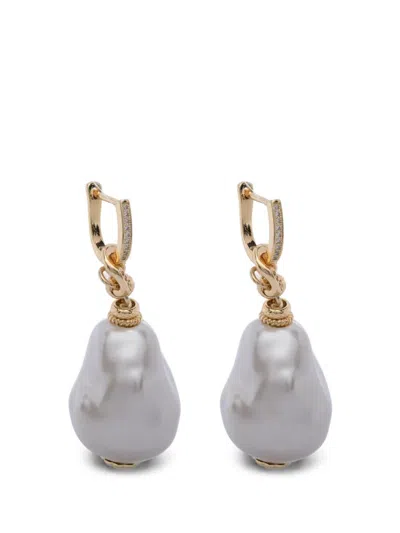 Gas Bijoux Orecchini Perla In Metallic