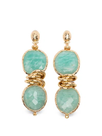 Gas Bijoux Orecchini Verde Sirena 2 In Blue