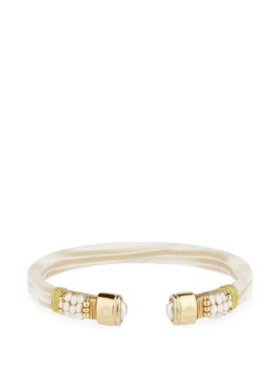Gas Bijoux Sarina Pearl-embellished Bracelet In Gold