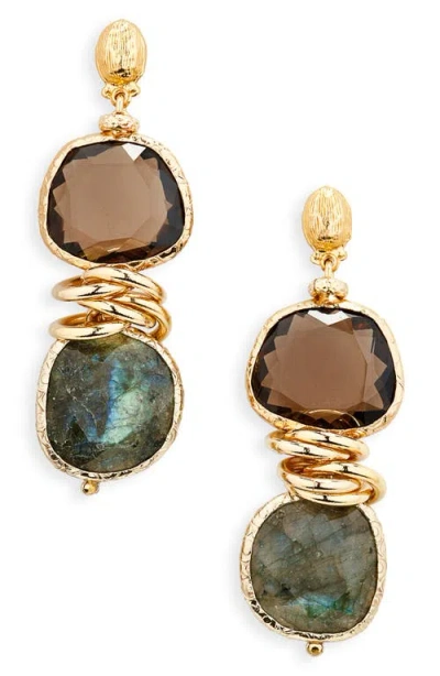 Gas Bijoux Sirena Drop Earrings In Gold