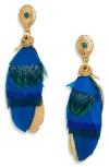 Gas Bijoux Small Sao Feather Earrings