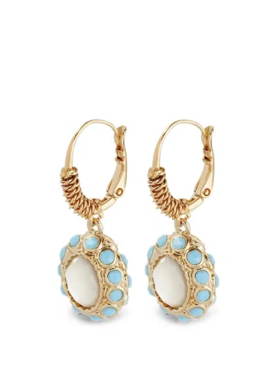Gas Bijoux Tao Splash Drop Earrings In White