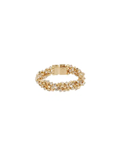 Gas Bijoux Trevise Studded Metal Bracelet In Gold