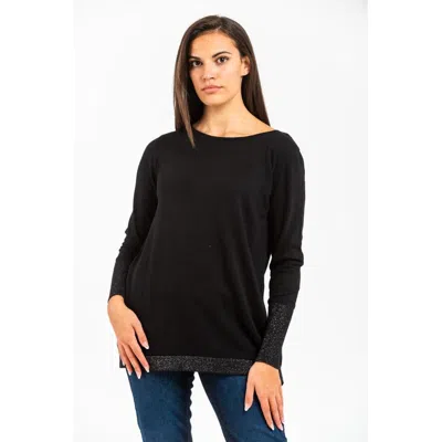 Gas Black Cashmere Sweater