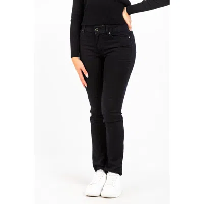 Gas Black Cotton Slim Fit Jeans