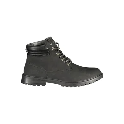 Gas Black Polyester Ankle