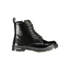 Gas Black Polyester Ankle