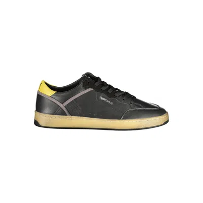 Gas Black Polyurethane Men's Sneaker In Multi