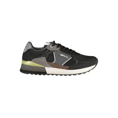 Gas Black Polyurethane Men's Sneaker In Multi